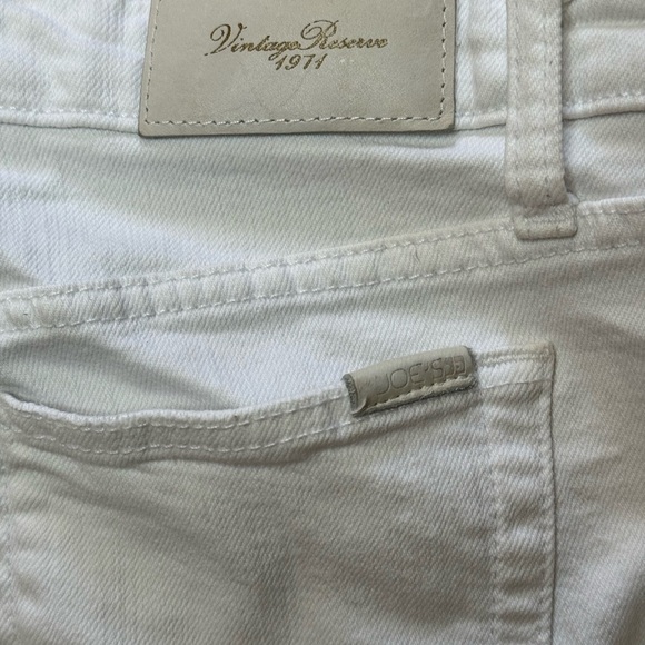 Joes Jeans Sz 29 Jeans White Noelle Slouch High Water Mid Rise Ankle Distressed - Picture 11 of 12